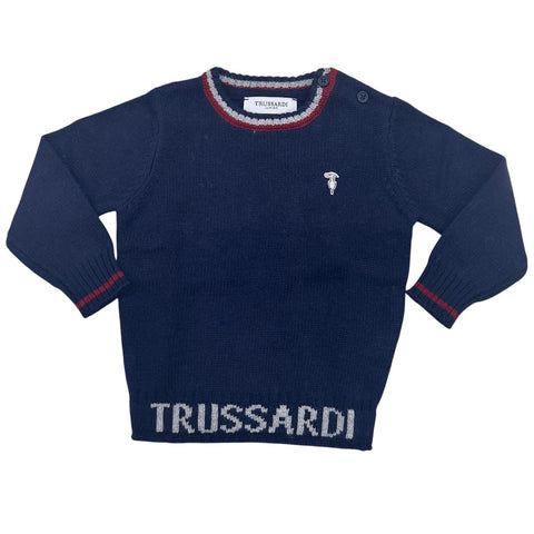 MAGLIONE IN VISCOSA TIA25051MA PEACOAT TRUSSARDI 