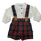 SALOPETTE E CAMICIA TARTAN 11246 U CALAMARO 