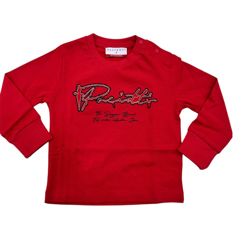 T-SHIRT IN COTONE TSP6317B ROSSO BTS 4US 