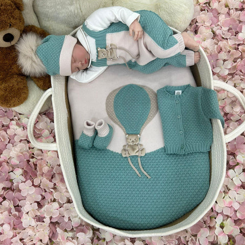 TUTINA, BODY, CARDIGAN E BABBUCCE IN LANA IN5731/IN57S V VERDE SALDI MARLU 