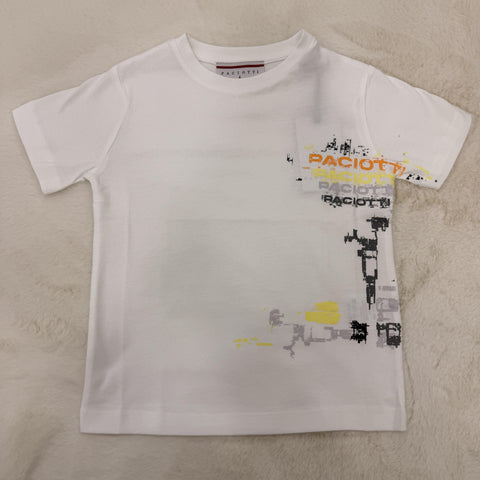 T-SHIRT IN COTONE TSP6150B BIANCO PACIOTTI 4US 