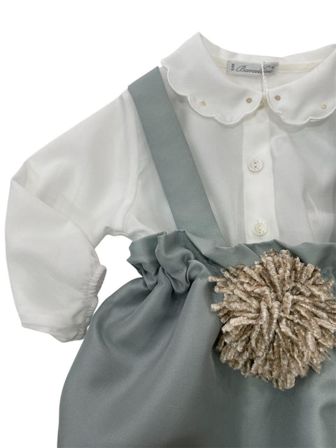 SALOPETTE E CAMICIA 125911 VERDE BARCELLINO 