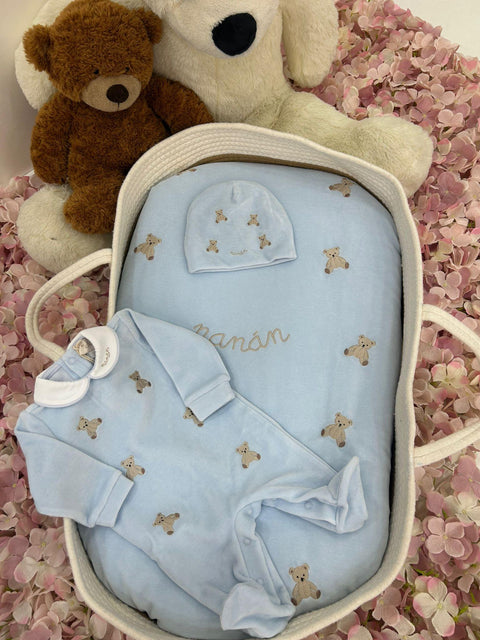 COPERTA IN CINIGLIA I25020A CELESTE NANAN 