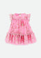 ABITO IN TULLE A FIORI ROSEBUD BEGONIA ANGELS FACE 