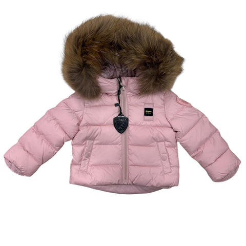 GIUBBOTTO CON PELLICCIA NATURALE 25WBBXC02450 005183 520 BLAUER 