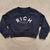 FELPA CROP GARZATA RBA25237FE BLACK RICHMOND 