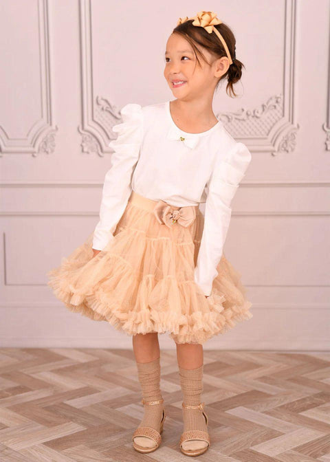 T-SHIRT IN COTONE AUBREY SNOWDROP ANGEL'S FACE 