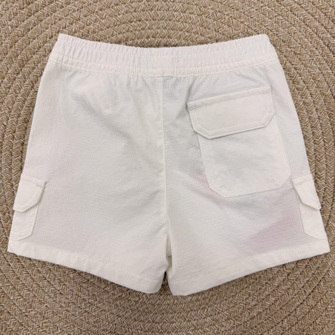 BERMUDA CARGO IN POPELIN BMP6101B BIANCO BTS PACIOTTI 