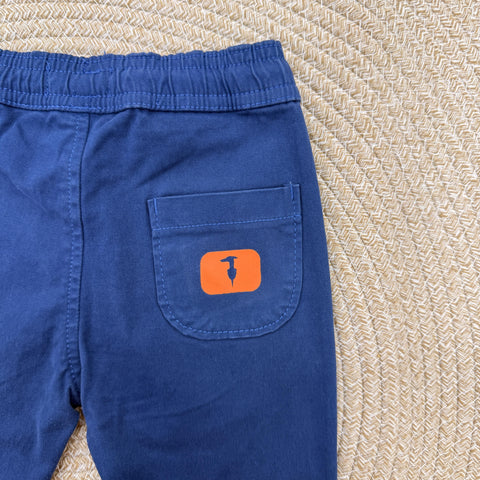 PANTALONE IN COTONE TIP26086PA BLU EST TRUSSARDI 