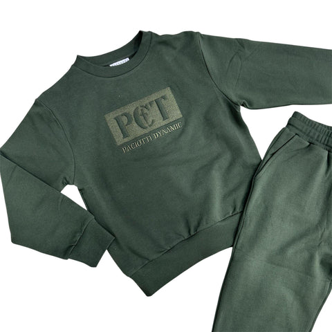 TUTA FELPATA COMP6303J MILITARE BTS 4US 