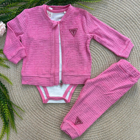 COMPLETO 3 PEZZI IN CALDO COTONE H5YW10 KBU64 G6N3 GUESS 