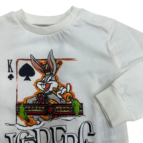 T-SHIRT IN COTONE TSICE6323B OFF WHITE ICEBERG 