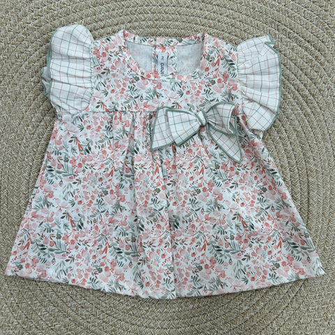 CASACCA E CULOTTE IN COTONE 22112 MENTA CALAMARO 