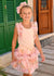 COMPLETO CANOTTA E GONNA IN TULLE A FIORI TONI/GEORGIAN PEACH ANGELS FACE 