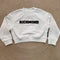 FELPA CROP GARZATA RBA25236FE WHITE RICHMOND 
