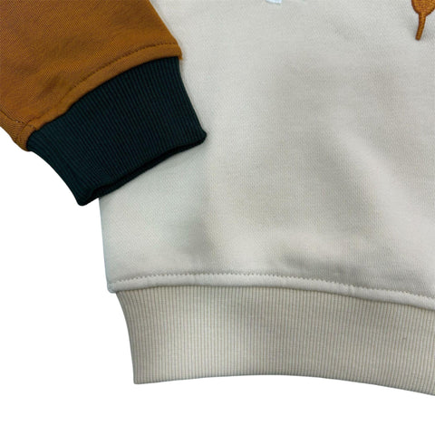 FELPA GARZATA TBA25070FE NEW ECRU TRUSSARDI 