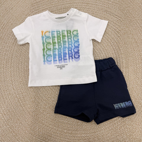 COMPLETO IN COTONE CMBICE6108B BIANCO ICEBERG 