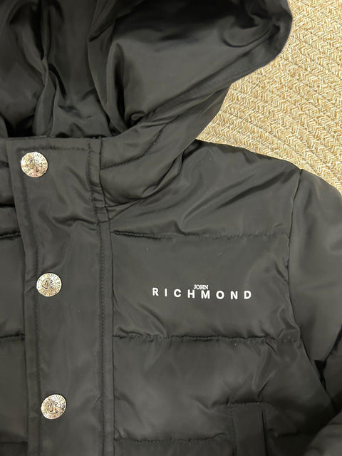 GIUBBOTTO CON CAPPUCCIO RIA25011PI NERO RICHMOND 