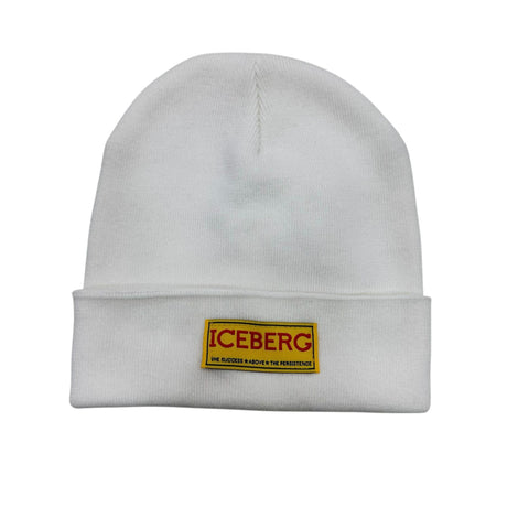 CAPPELLO IN CALDO COTONE CAICE6300J OFF WHITE ICEBERG 