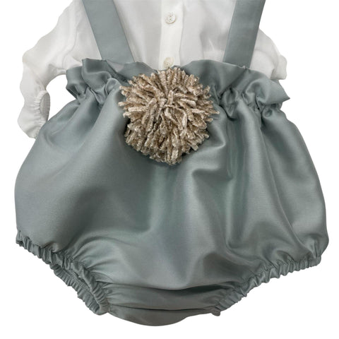 SALOPETTE E CAMICIA 125911 VERDE BARCELLINO 