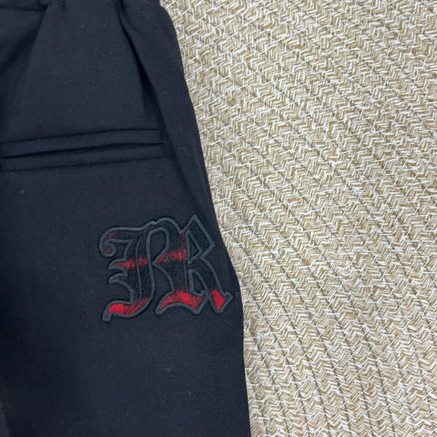 PANTALONE IN LANA E VISCOSA RBA25162PA BLACK RICHMOND 