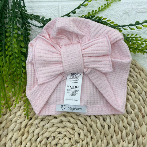 TURBANTE IN COTONE 75051 ROSA CALAMARO 