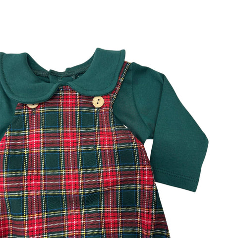 SALOPETTE E BODY TARTAN 32516/19126 U CALAMARO 