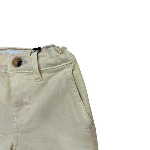 PANTALONE CARGO IN DRILL TBA25035PA NEW ECRU TRUSSARDI 