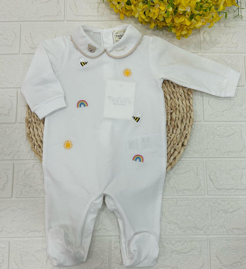 TUTINA IN COTONE E25008 BIANCO NANAN 