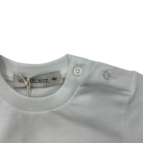 T-SHIRT IN COTONE MR3181 B/O# MANUEL RITZ 