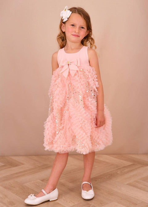 ABITO IN TULLE E PAILLETTES DYLAS PEACH ANGEL'S FACE 