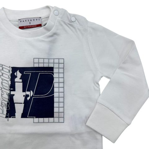 T-SHIRT IN COTONE TSP6322B BIANCO BTS 4US 