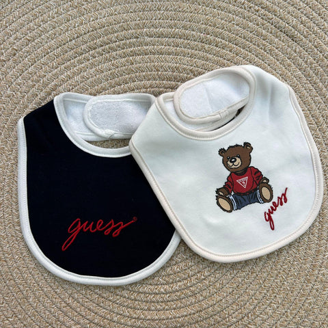 COPPIA DI BAVETTE IN CALDO COTONE H5YW17 KA6W1 P94M GUESS 