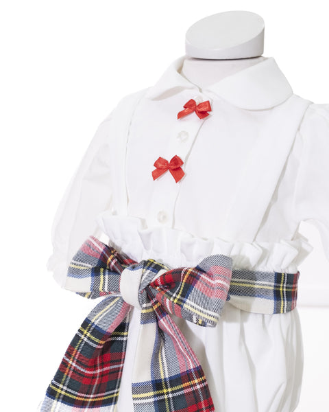 SALOPETTE E CAMICIA IM24C354 PANNA ISABEL&MARTINEZ 