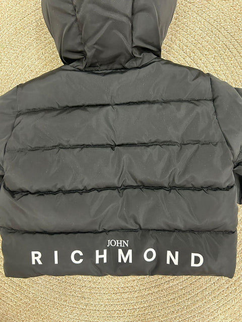 GIUBBOTTO CON CAPPUCCIO RIA25011PI NERO RICHMOND 