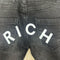 JEANS NERO CON LOGO RIA25125JE DENIM BLACK RICHMOND 