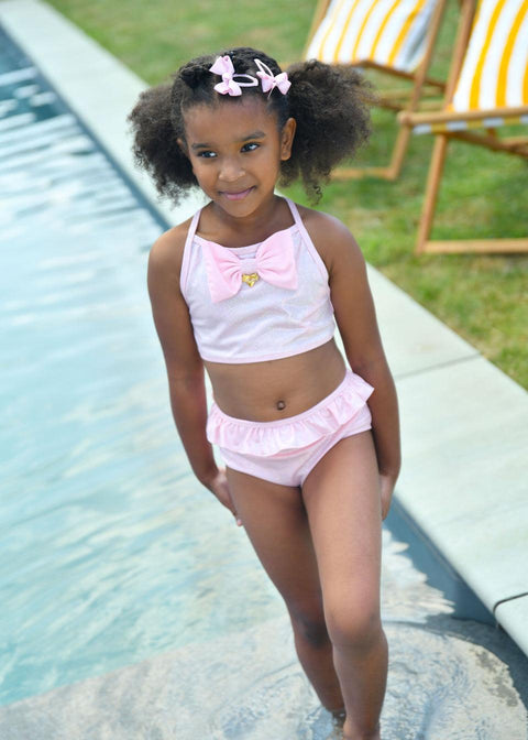 BIKINI LUREX MALIKA PINK SPARKLE ANGEL'S FACE 