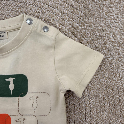 T-SHIRT IN COTONE TIP26047TS BEIGE TRUSSARDI 