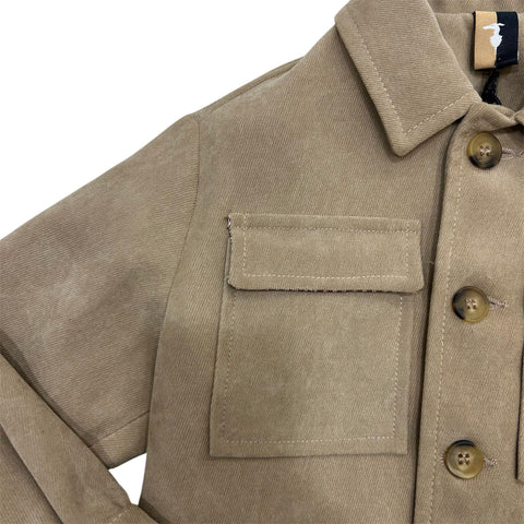 CAMICIA SAHARIANA TBA25027CA IRISH CREAM TRUSSARDI 