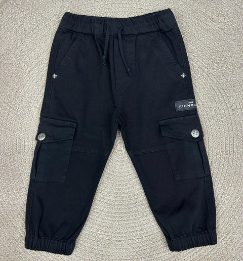PANTALONE CARGO RBA25090PA BLACK RICHMOND 
