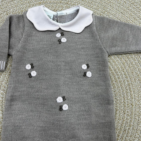 TUTINA E BABBUCCE IN LANA IN1010/IN10S TORTORA/ROSA MARLU 