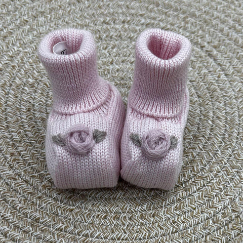 TUTINA E BABBUCCE IN LANA IN2410/IN24S ROSA/MARSALA MARLU 