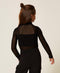 MAGLIA IN TULLE E TOP 252GJ2311 00006 TWIN SET 