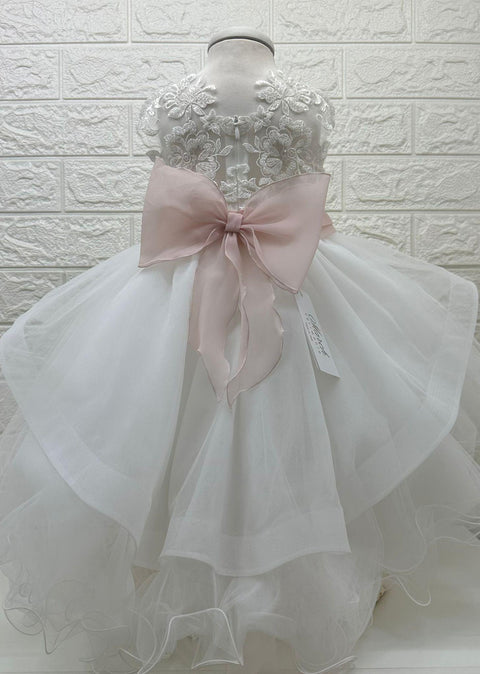 ABITO PIZZO E TULLE 2446 ABITO U# MARCH 