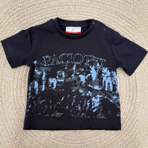 T-SHIRT IN COTONE TSP6113B BLU BTS PACIOTTI 