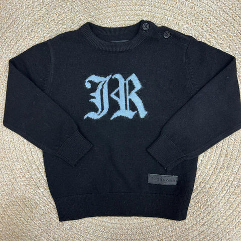 MAGLIONCINO IN LANA RIA25009MA BLACK RICHMOND 