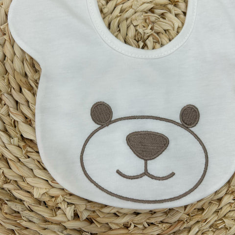 BAVETTA IN COTONE E25110 BIANCO NANAN 