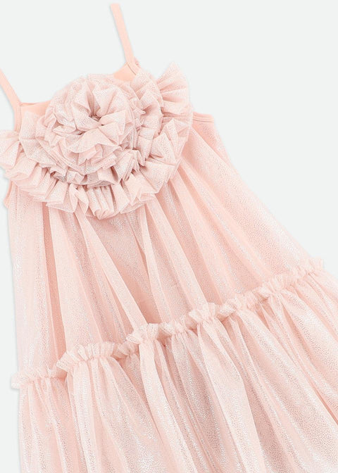 ABITO IN TULLE LUREX ROSHEEN SWEET BLUSH ANGEL'S FACE 