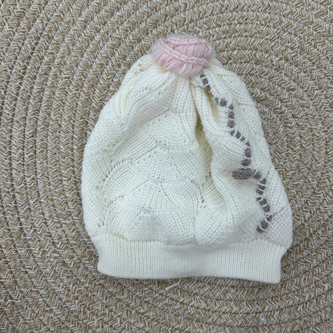 CAPPELLO IN LANA IN2571 VANIGLIA/PESCA MARLU' 