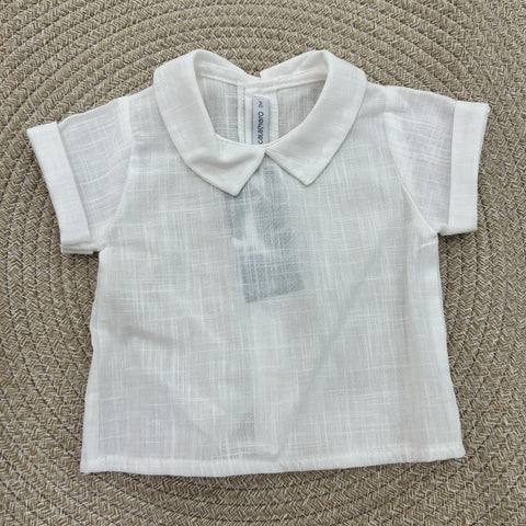 SALOPETTE E CAMICIA IN COTONE 11332 MENTA CALAMARO 